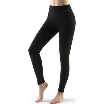 Dámské legíny Glara Bezešvé černé dlouhé legíny z bambusu 659918