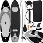 ZBXL Nafukovací SUP paddleboard s příslušenstvím černý 360x81x10 cm