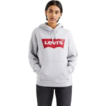 Dámské kraťasy Dámská mikina Standard Hoodie W 184870020 šedá - Levi's M