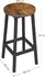 Barová židle VASAGLE SGM-LBC32X 2 ks hnědá/černá