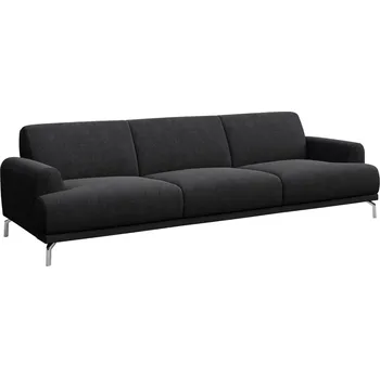 Pohovka Tmavě šedá látková třímístná pohovka MESONICA Puzo I 240 cm