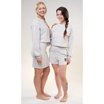 Dámská mikina Dámská mikina Denisa světle šedá L