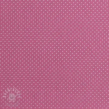 Bavlněná látka Petit dots mauve
