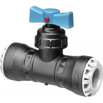 Kanalizační potrubí PLASSON PushFit uzavírací ventil 32