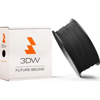 Filament Tisková struna 3DW (filament) ABS, 1,75mm, 0,5kg, černá, 220-250°C