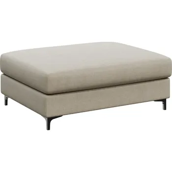 Taburet Béžová látková podnožka DEVICHY Rothe