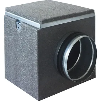 Filtrační box izolovaný 125mm - s uhlíkovým filtrem