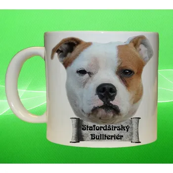 hrnek s pejskem Stafordširský bulteriér 75ml