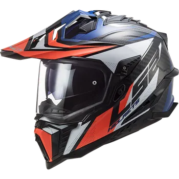 Helma na motorku Enduro helma LS2 MX701 Explorer C Focus G. Blue / White / Red - L