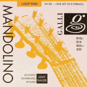 Struna pro kytaru a smyčcový nástroj Galli M-158, Struny na mandolínu