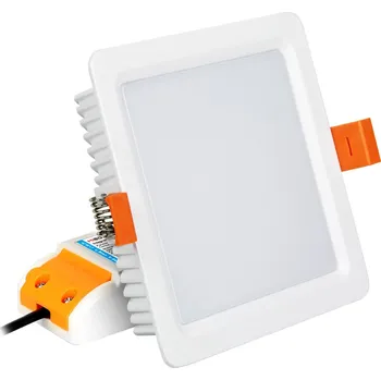 Miboxer LED zápustné čtvercové svítidlo RGB+CCT Mi-light, 9W, 2.4GHz, RF ovládání, FUT064