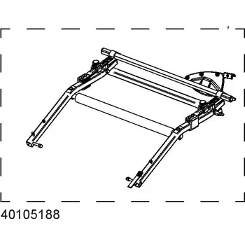 vozík za kolo Spodní rám 40105188