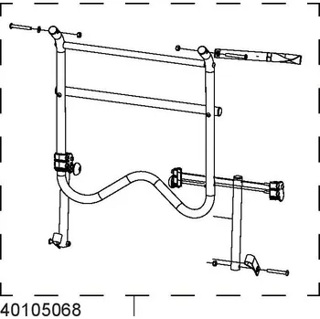 vozík za kolo Zadní rám pro Corsaire 2 40105068