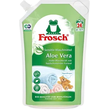 Prací prostředek FROSCH PRACÍ GEL SENSITIV ALOE VERA 24 DÁVEK NĚMECKO!