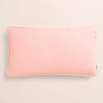 Povlak na dekorativní polštářek Elegantní povlak na polštář v pudrově růžové barvě 30 x 50 cm