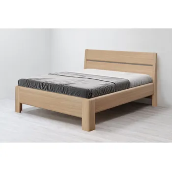 Postel BMB Naomi Harmony postel - buk Moření: lak, Provedení: Jádrový buk cink, Rozměr: 160 x 200 cm