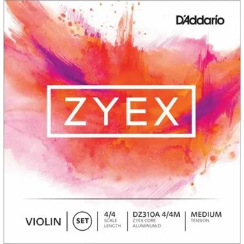 Struna pro kytaru a smyčcový nástroj D'Addario Zyex DZ410SM, Struny na violu