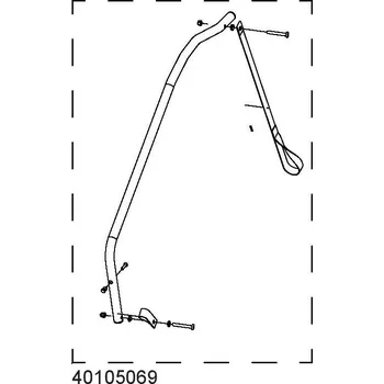 vozík za kolo Uchycení horního rámu LH 40105069