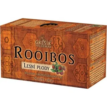Čaj Valdemar Grešík Rooibos Lesní plody bylinný porcovaný čaj