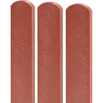 Plotovka Transform cihlová plastová plotovka 78 x 21, 0,6 m, s půlkulatou hlavou
