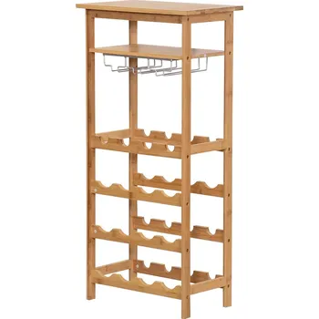 regál Casarredo Regál na víno MARZANO bambus