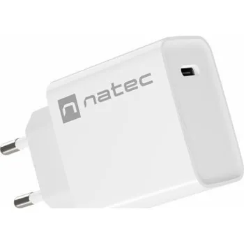 Ribera 1x USB-C 20W nástěnná nabíječka, bílá