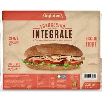 Pečivo FRANCENSINO celozrnné bagety 3x75g - bez lepku