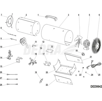 Napájecí kabel Napájecí kabel DEDRA XDED9942.25