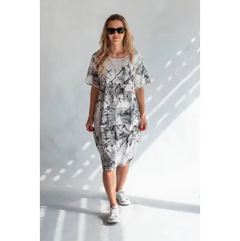 Dámské šaty Šaty balonové 334 Itálie barva: bílá