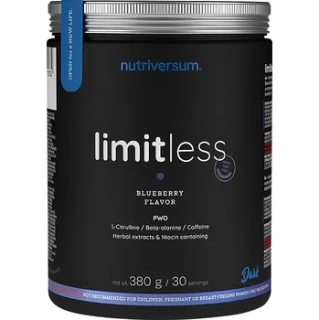 Anabolizér Nutriversum Limitless PWO (380 g, Borůvka)