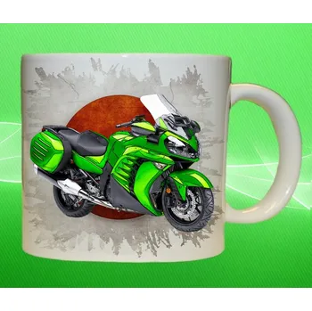 hrnek Kawasaki Concours (hrneček s motorkou)