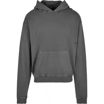 Pánská mikina Pánská mikina Urban Classics Distressed Hoody - darkshadow S