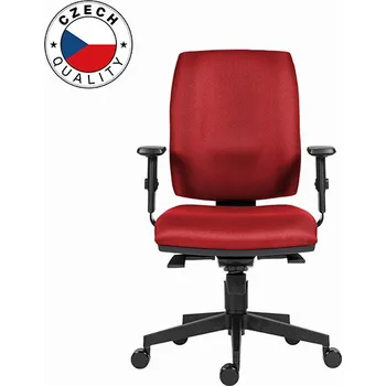 Herní židle Kancelářské ergonomické křeslo Powerton Hana, červené