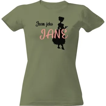 Dámské tričko Tričko s potiskem Jsem jeho Jane párové triko dámské