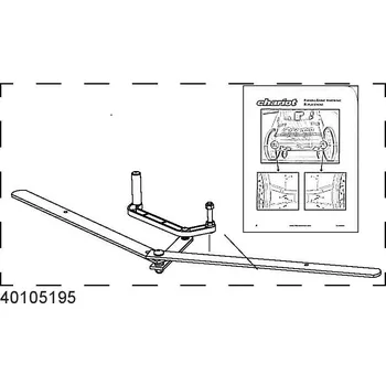 vozík za kolo Parkovací brzda 40105195
