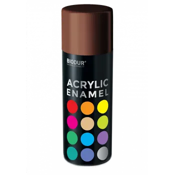 Barva ve spreji BIODUR Akrylový email ve spreji - hnědá čokoláda 400ml/RAL 8017