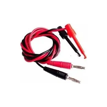 Příslušenství k měřicímu přístroji kabely měřící s "chňapkou"- sada 2 ks