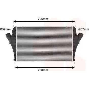 Chladič motoru Chladič turba VAN WEZEL 47004068