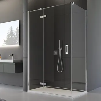 RONAL PUR Boční stěna s vyrovnávacím profilem (na straně madla) chrom PUDT2P0751030