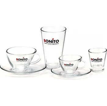 Bonito skleněný šálek Cappuccino