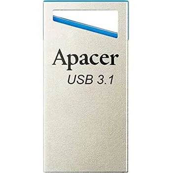 USB flash disk 128GB Apacer AH155, USB flash disk 3.0, s poutkem, stříbrný