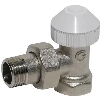 Hlavice pro radiátor FORNARA 1/2" rohový termostatický dvouregulační ventil