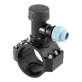 Fitinka UNIDELTA navrtávací třmen s vestavným vrtákem a odbočkou 110 x 25