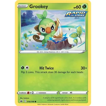 Volný čas Pokémon karta Grookey 016/198