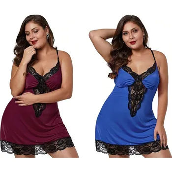 Dámské erotické prádlo Fiona Varianta: modrá 2XL/3XL