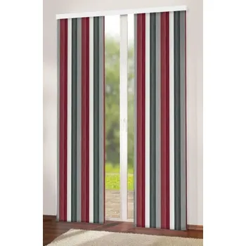 Závěs Závěs dekorační, Oxy Duha 150 cm, červenošedá