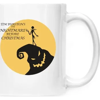 Pánská móda Hrnek malý bílý s potiskem Ukradené Vánoce