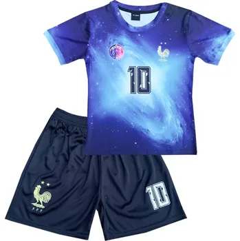 Numberoplus Dětský fotbalový dres Komplet domací Francie - Kylian Mbappé MP10 Velikost: 14 let ( vel.158)