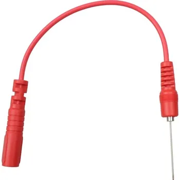 Nářadí pro automobil Condor kabel měřící s jehlovým hrotem pr. 0,7 mm, k multimetrům, červený - 100-03887-03R