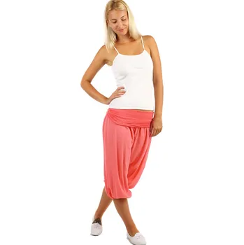 Dámské kalhoty TopMode Dámské 3/4 harémové kalhoty 454721